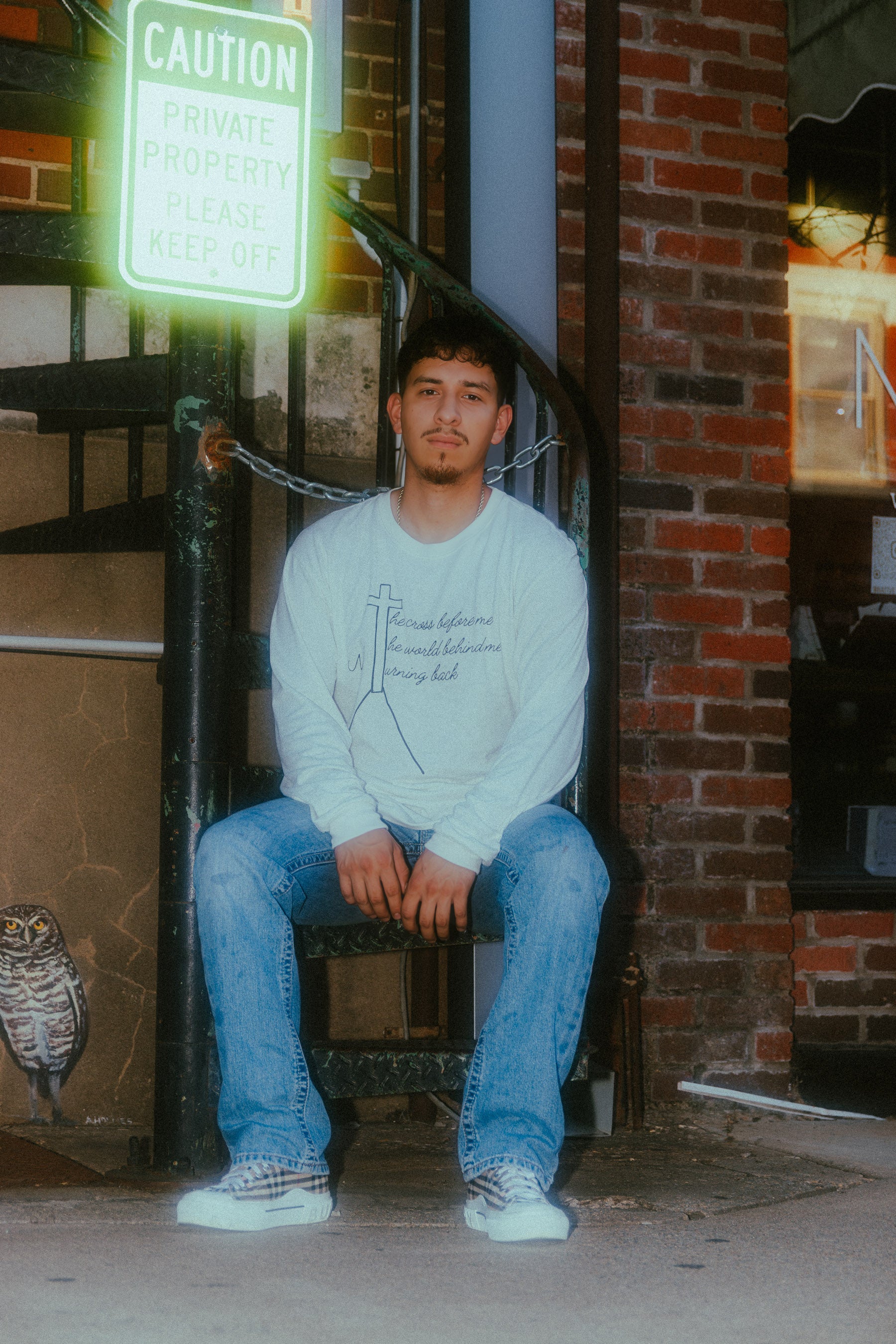 “The Cross Before Me” Long Sleeve Tee