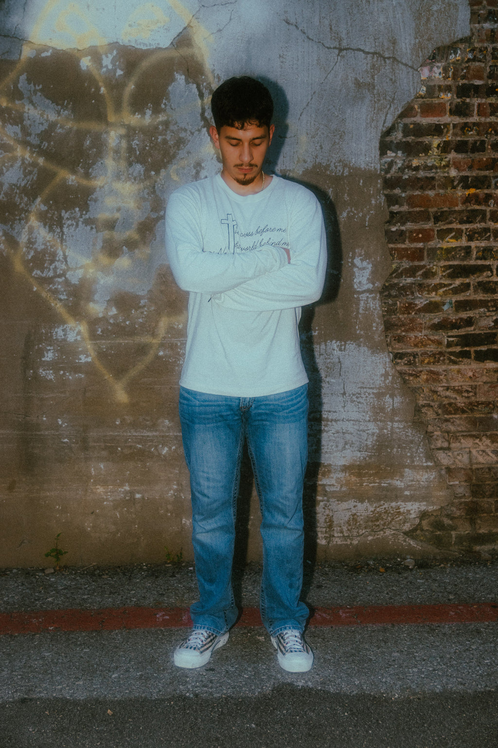 “The Cross Before Me” Long Sleeve Tee