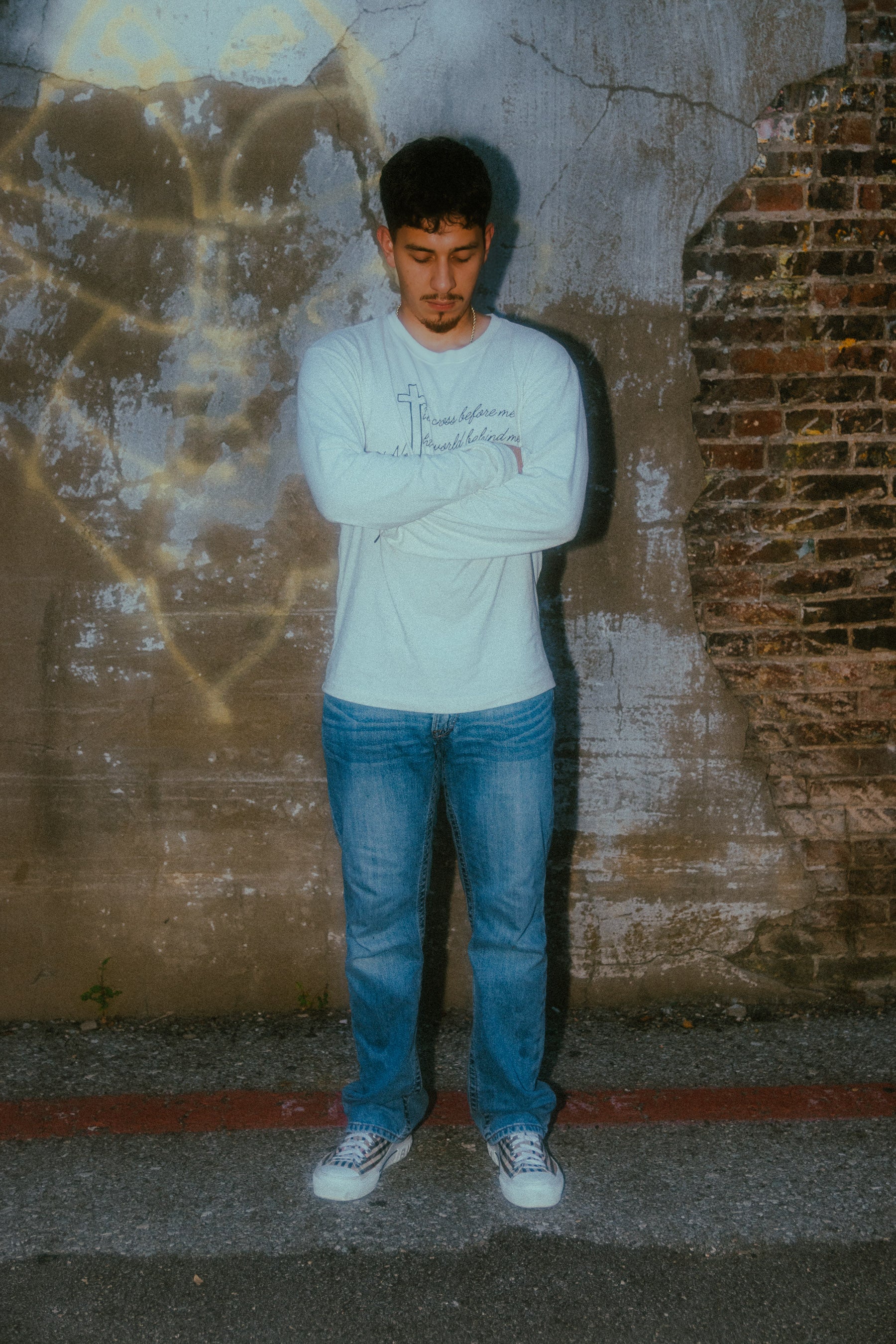 “The Cross Before Me” Long Sleeve Tee